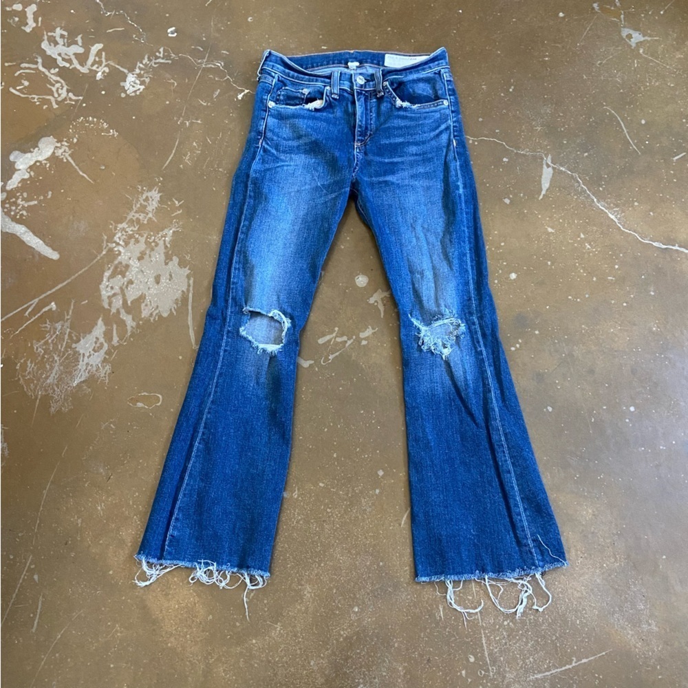 Rag & Bone 10"  Crop Flare in Howell wash Size 26